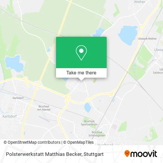 Карта Polsterwerkstatt Matthias Becker