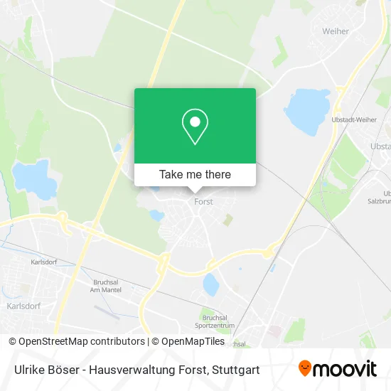 Карта Ulrike Böser - Hausverwaltung Forst