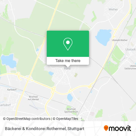 Карта Bäckerei & Konditorei Rothermel