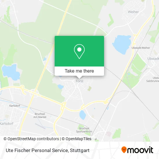 Карта Ute Fischer Personal Service