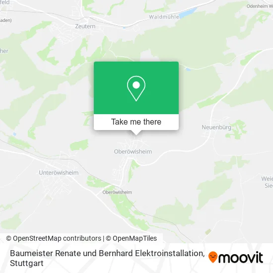 Карта Baumeister Renate und Bernhard Elektroinstallation