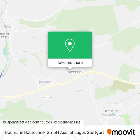 Baumann Bautechnik GmbH Auslief.Lager map