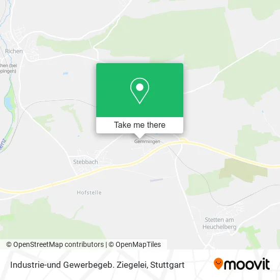 Карта Industrie-und Gewerbegeb. Ziegelei