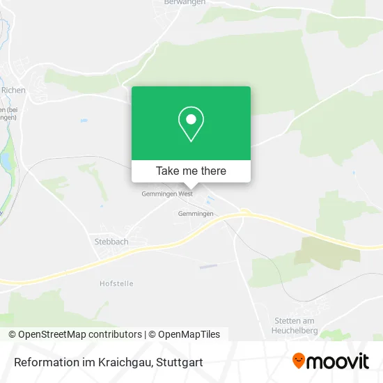 Карта Reformation im Kraichgau