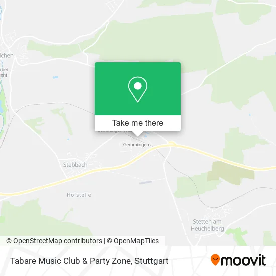 Карта Tabare Music Club & Party Zone