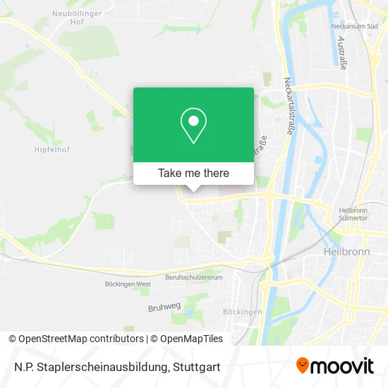 Карта N.P. Staplerscheinausbildung
