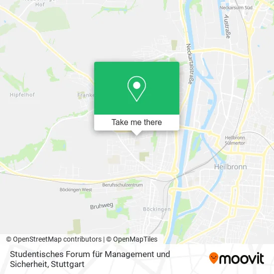 Карта Studentisches Forum für Management und Sicherheit