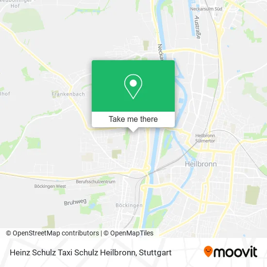 Карта Heinz Schulz Taxi Schulz Heilbronn