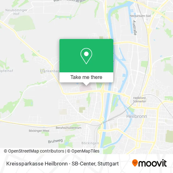 Карта Kreissparkasse Heilbronn - SB-Center