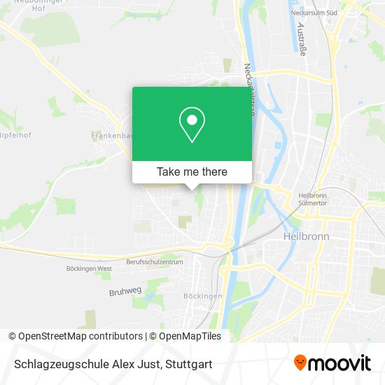 Schlagzeugschule Alex Just map