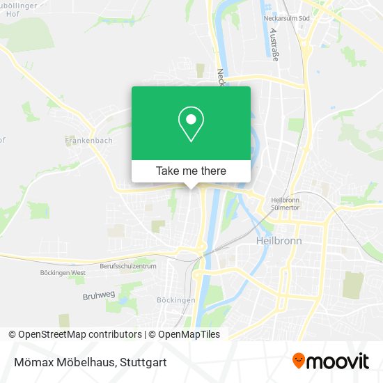 Mömax Möbelhaus map