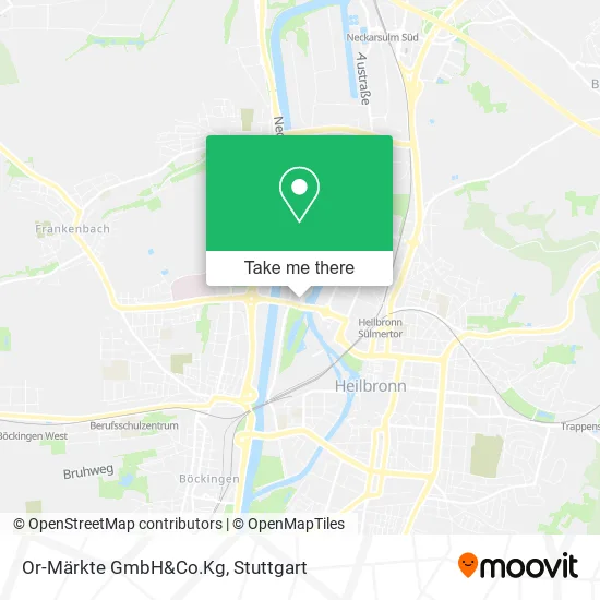 Карта Or-Märkte GmbH&Co.Kg