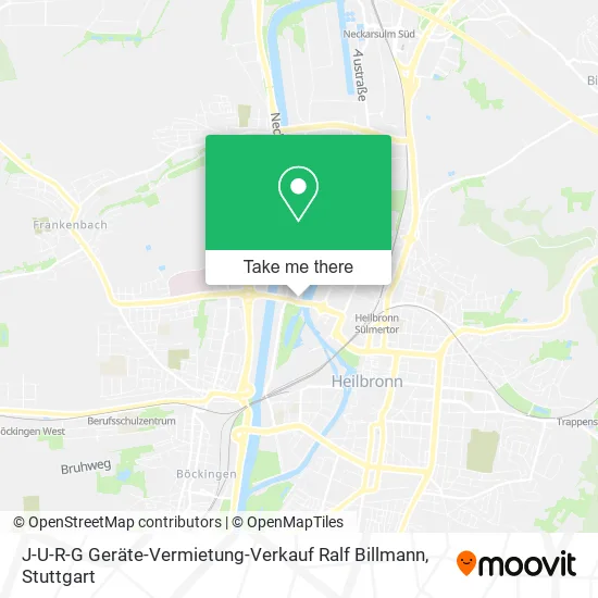 Карта J-U-R-G Geräte-Vermietung-Verkauf Ralf Billmann