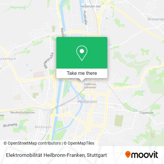 Elektromobilität Heilbronn-Franken map