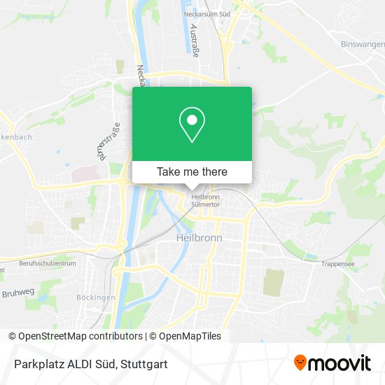 Parkplatz ALDI Süd map