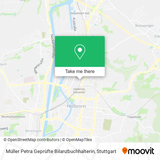 Карта Müller Petra Geprüfte Bilanzbuchhalterin