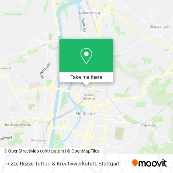 Карта Rizze Razze Tattoo & Kreativwerkstatt
