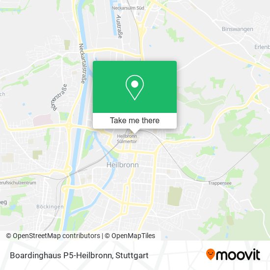 Карта Boardinghaus P5-Heilbronn