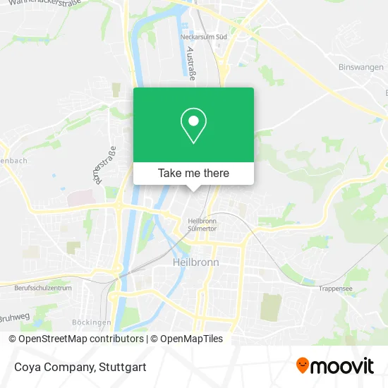 Карта Coya Company