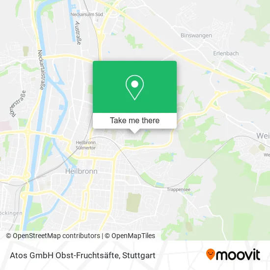 Карта Atos GmbH Obst-Fruchtsäfte