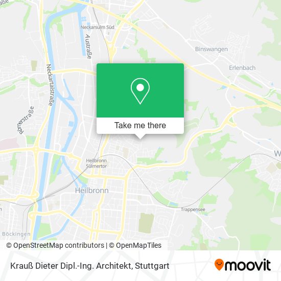 Krauß Dieter Dipl.-Ing. Architekt map