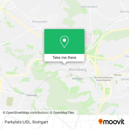 Карта Parkplatz LIDL