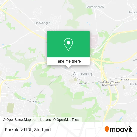 Карта Parkplatz LIDL