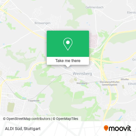 ALDI Süd map