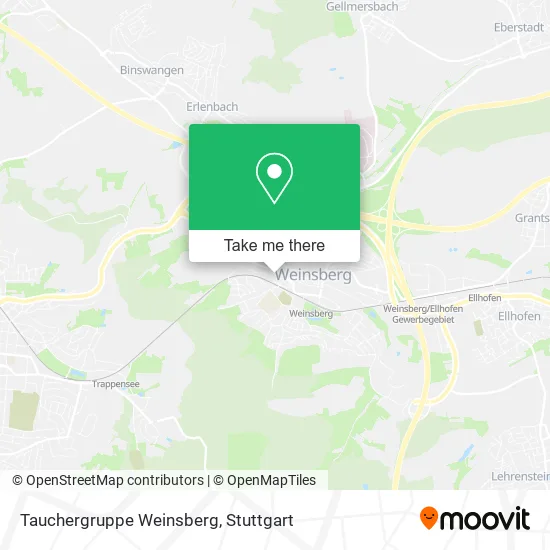 Карта Tauchergruppe Weinsberg