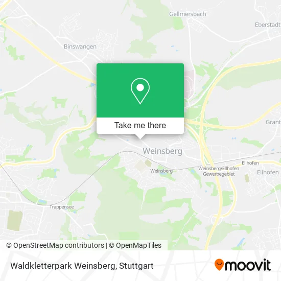 Карта Waldkletterpark Weinsberg
