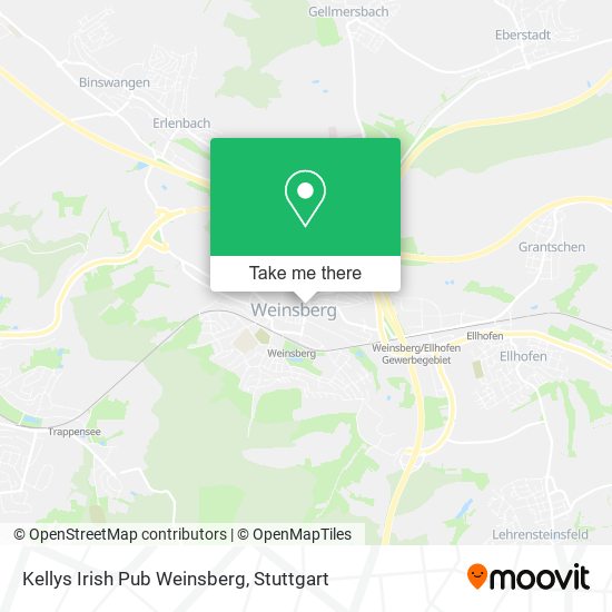 Kellys Irish Pub Weinsberg map