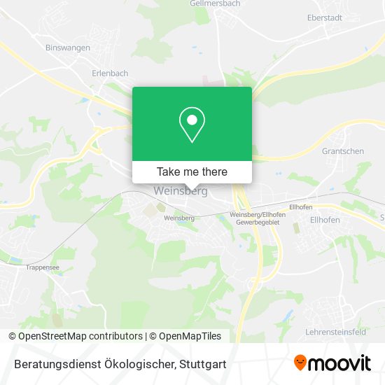 Beratungsdienst Ökologischer map