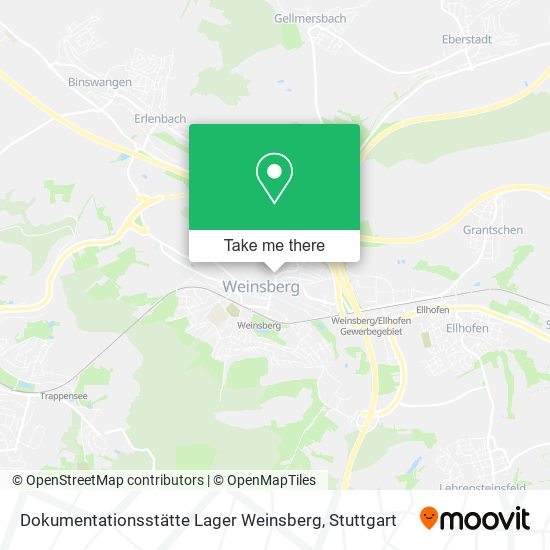 Dokumentationsstätte Lager Weinsberg map