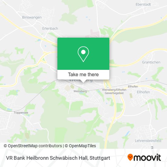 VR Bank Heilbronn Schwäbisch Hall map