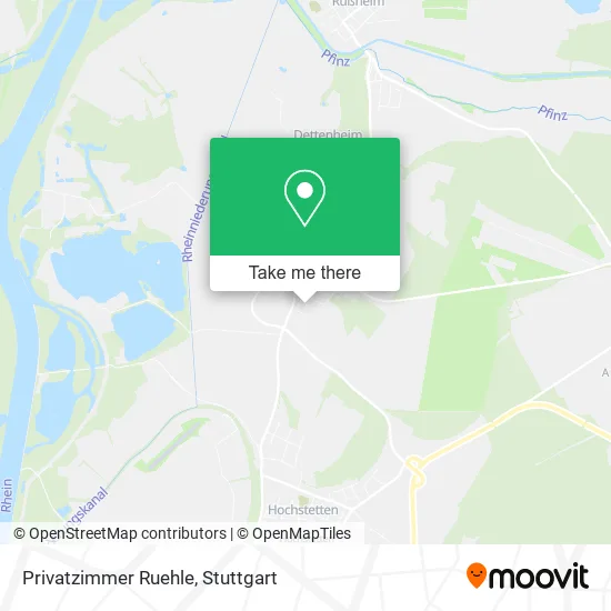 Карта Privatzimmer Ruehle