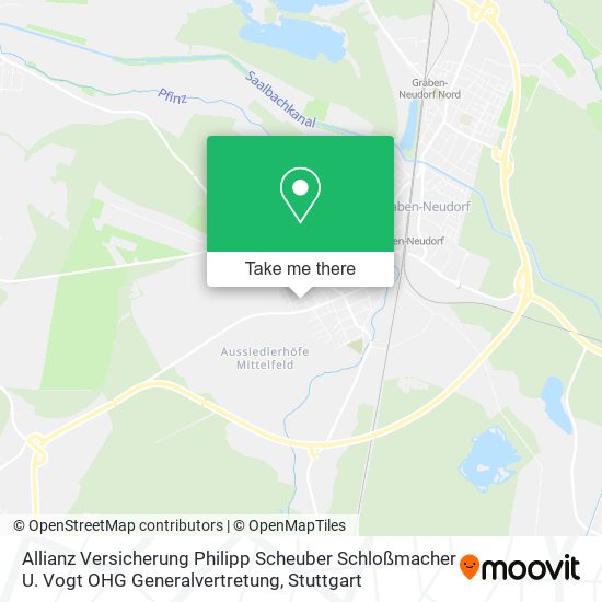 Allianz Versicherung Philipp Scheuber Schloßmacher U. Vogt OHG Generalvertretung map