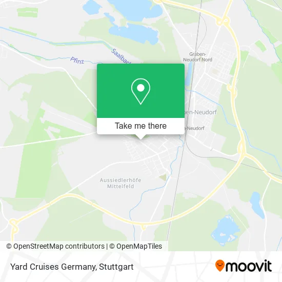 Карта Yard Cruises Germany