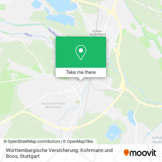 Карта Württembergische Versicherung: Kohrmann und Boos