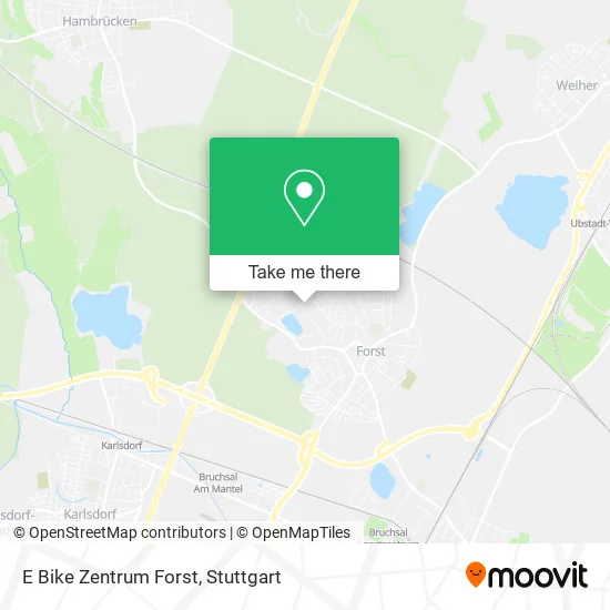 Карта E Bike Zentrum Forst