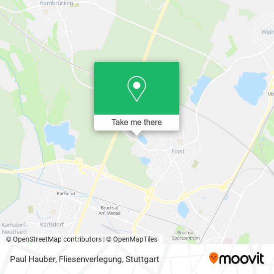 Paul Hauber, Fliesenverlegung map