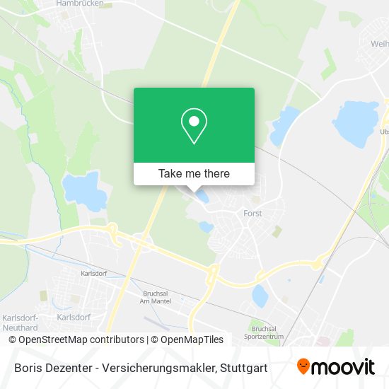 Boris Dezenter - Versicherungsmakler map