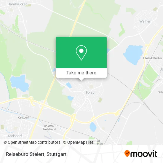 Карта Reisebüro Steiert