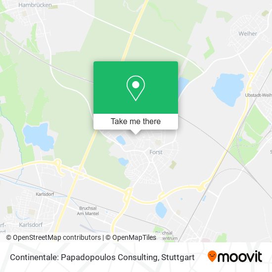 Continentale: Papadopoulos Consulting map