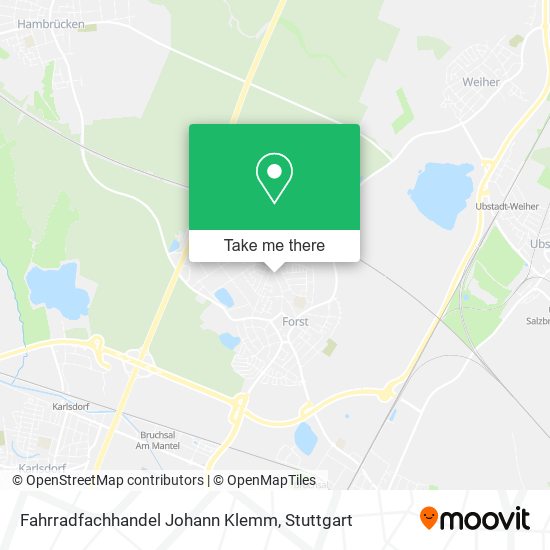 Fahrradfachhandel Johann Klemm map