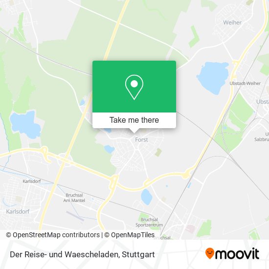 Карта Der Reise- und Waescheladen