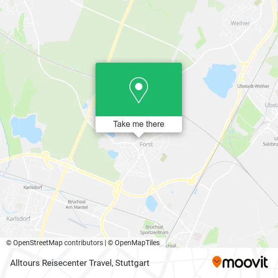 Карта Alltours Reisecenter Travel