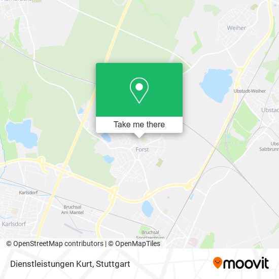 Dienstleistungen Kurt map