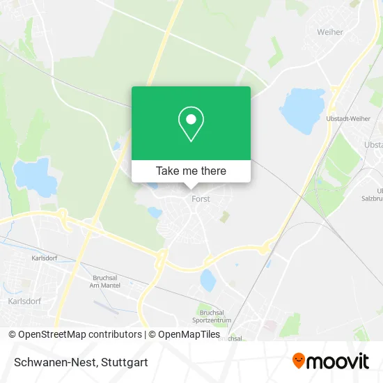 Карта Schwanen-Nest