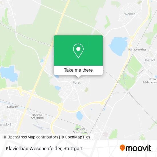 Карта Klavierbau Weschenfelder