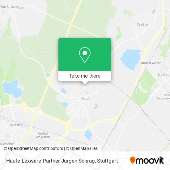 Карта Haufe-Lexware-Partner Jürgen Schrag